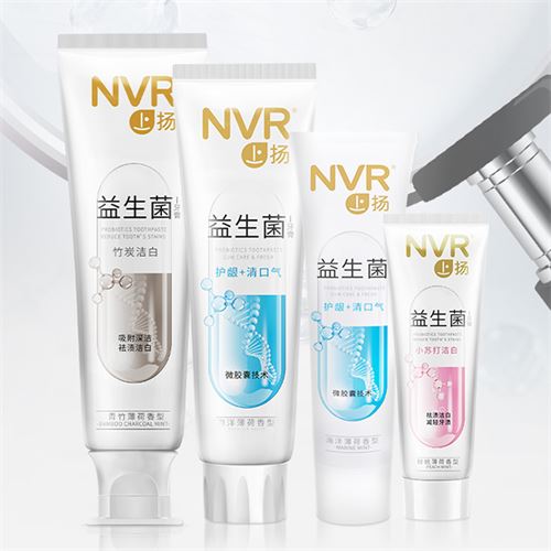 NVR益生菌牙膏4支组合多口味美白牙膏 14.9元