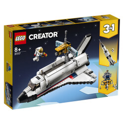 乐高(LEGO)积木 创意百变系列 31117 航天飞机探险 8岁+ 儿童玩具 3合1 男孩女孩成人生日礼物778.0元，合389.0元/件