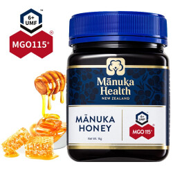 蜜纽康(Manuka Health) 麦卢卡蜂蜜(MGO115+)(UMF6+)1kg 花蜜可冲饮冲调品 新西兰原装进口1098.0元，合366.0元/件