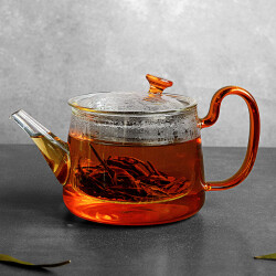 雅集玻璃茶壶 耐高温过滤可加热茶壶家用功夫茶具泡茶壶煮茶壶580ml59.8元