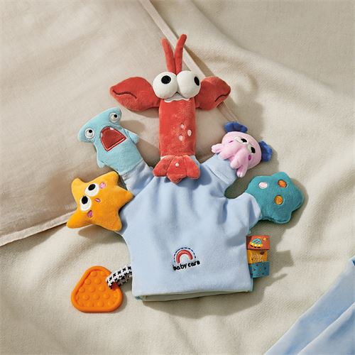 【手指玩偶】婴儿手偶玩具动物手套可张嘴 安抚宝宝睡觉神器可咬55元