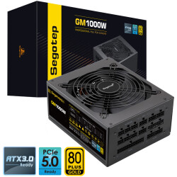 鑫谷（Segotep）GM1000W ATX3.0金牌全模组电源（原生PCIE5.0支持4090/全电压/台式游戏电脑主机箱电源）797.0元