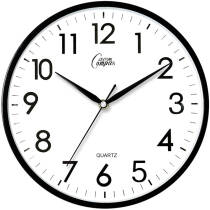 康巴丝（COMPAS）挂钟 创意简约钟表客厅石英钟表挂墙卧室时钟挂表 c2855 黑色 29.0元
