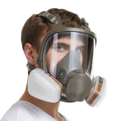 绿消 防毒面具 呼吸面罩 广全6800防毒面具 消防面具 防尘防毒烟面罩（含一级3号盒一对）184.8元，合92.4元/件