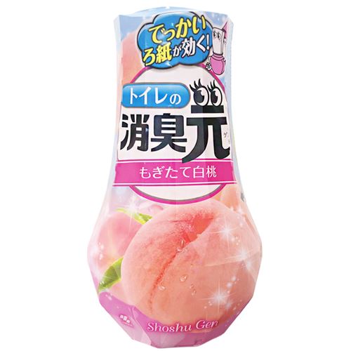 小林制药（KOBAYASHI）日本进口去异味除臭剂室内空气清新剂芳香剂厕所用消臭元（新鲜白桃）400ml 25.13元(需凑单)