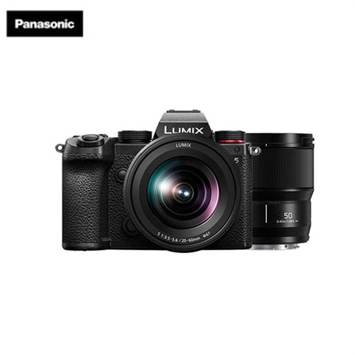 松下（Panasonic）S5K全画幅微单相机/无反/单电/数码相机  松下镜头20-60mm+ 50mm双镜头套机14198.0元