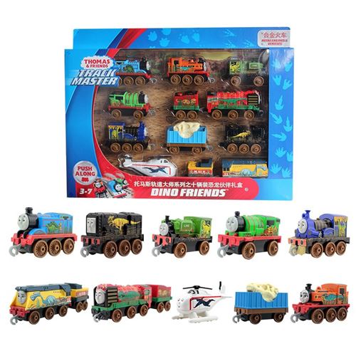 托马斯和朋友小火车恐龙套装男孩生日礼物火车模型火车头玩具-十辆装恐龙伙伴礼盒GHW15156.72元(需凑单)