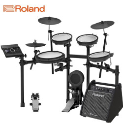 罗兰（Roland）电子鼓TD17KV 架子鼓成人儿童练习专业演奏演出便携爵士鼓通用电架子鼓套装+罗兰音箱PM10012550.0元