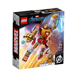 乐高(LEGO)积木 超级英雄系列 76203 钢铁侠机甲 7岁+ 儿童玩具 漫威复仇者联盟 男孩圣诞礼物415.0元，合83.0元/件