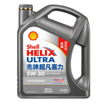 壳牌（Shell）超凡喜力天然气全合成机油 2代灰壳 Helix Ultra 5W-30 API SP级 4L 养车保养（新老包装混发）228.0元