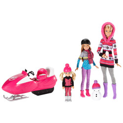 芭比（Barbie） 芭比姐妹之滑雪组合 FDR73598.5元，合119.7元/件