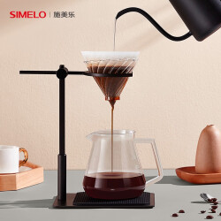 SIMELO （施美乐）咖啡滤纸手冲滤纸滴漏式咖啡粉过滤网日本进口V型滤杯咖啡过滤纸 V02白色50只(1-4人份)15.2元