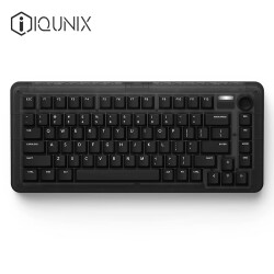 IQUNIX ZX75黑武士 机械键盘 三模热插拔客制化键盘 无线蓝牙游戏键盘 81键电脑键盘 TTCACE轴无光版789.0元