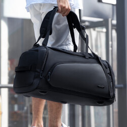 马可莱登（MARK RYDEN）旅行包商务休闲大容量行李包干湿分离运动健身包单肩背包手提包MR8206精英黑139.0元