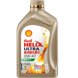 壳牌（Shell）金装极净超凡喜力天然气全合成机油 0w-40 API SP级 1L 养车保养150.0元