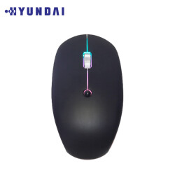 现代（HYUNDAI）鼠标 无线鼠标 充电鼠标 办公鼠标 右手鼠标 炫光鼠标 HY-G7 黑色99.0元