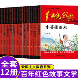 红色经典爱国英雄故事书 （全套12册）儿童文学革命主义教育书系57.6元