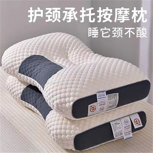 枕头枕芯家用一对装抗菌护颈椎专用单只装单人按摩枕不变形不塌陷49元