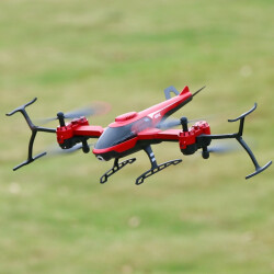 鲁咔贝卡（LUCBEK）儿童遥控飞机无人机玩具四轴飞行器高清航拍男孩模型圣诞节礼物 双电池【无航拍】深空红276.0元，合138.0元/件