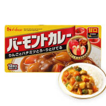 好侍（HOUSE） 日本原装进口 好侍苹果咖喱调味料230g 日式水果味咖喱块甜味 223.0元，合55.75元/件