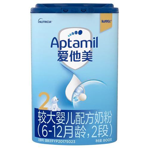 爱他美(Aptamil) 经典配方奶粉 2段 800克 德国原罐进口168.9元