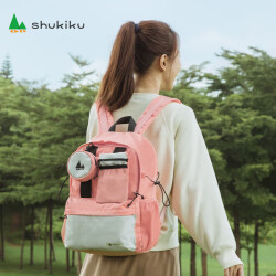 shukiku背包轻便多功能高中大学生书包防泼水大容量休闲双肩包 粉色 L码 S-2132201.98元