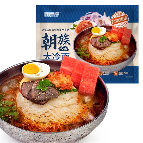 桂青源桂青源 朝族大冷面3分钟即食速食面条380g 小麦5袋 17.5元