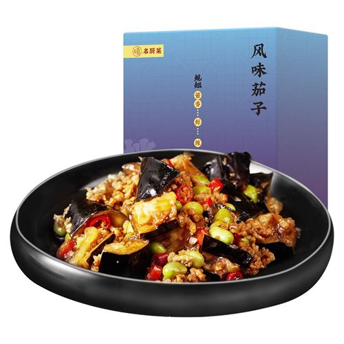 老饭骨 风味茄子 拌饭菜 下饭菜 方便菜150g*6袋/盒
